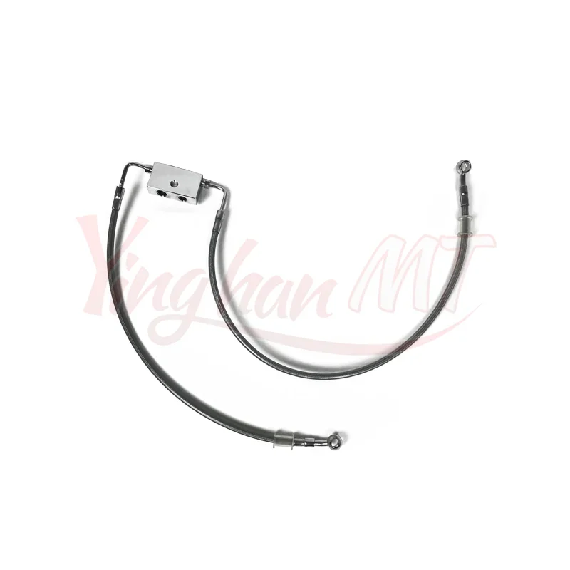 

high-quality ABS extended front brake pipe For Harley Sportster XL883Iron XL1200 X48 72V XL1200T XL1200C 14-23