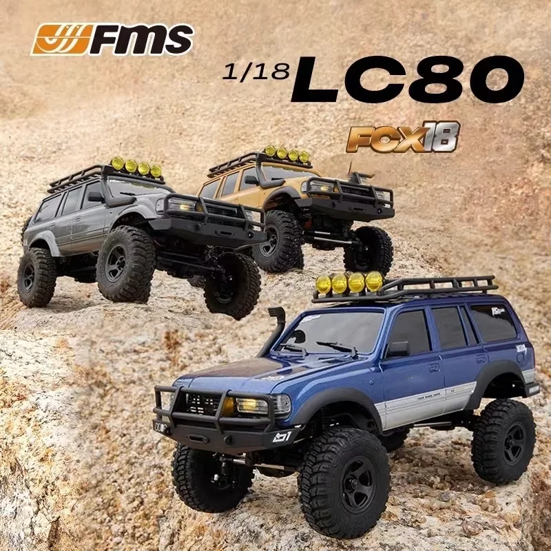 

FMS FCX18 LC80 масштаб 1/18 электрический внедорожный радиоуправляемый автомобиль для ползания реалистичная имитация модель автомобиля с дистанционным управлением игрушка