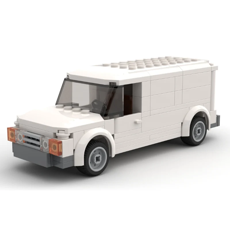 City Car Model MOC Building Bricks Multi-Functional Freight Van Modular Technology Children Holiday Gifts Assemble Toys Suit