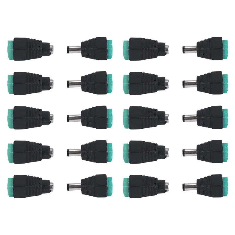 

A68Z 20, штекер «папа» и «мама», разъем постоянного тока 5,5 x 2,1 мм, вилка европейского стандарта для камеры наблюдения