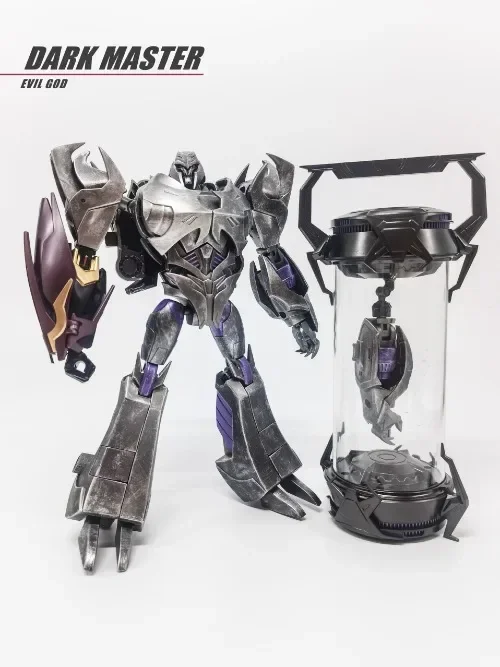 

APC Toys Dark Master Evil God TFP Battle Damaged Version MG Tank Megatank God Vessel Action Figure Collection Gift With Box