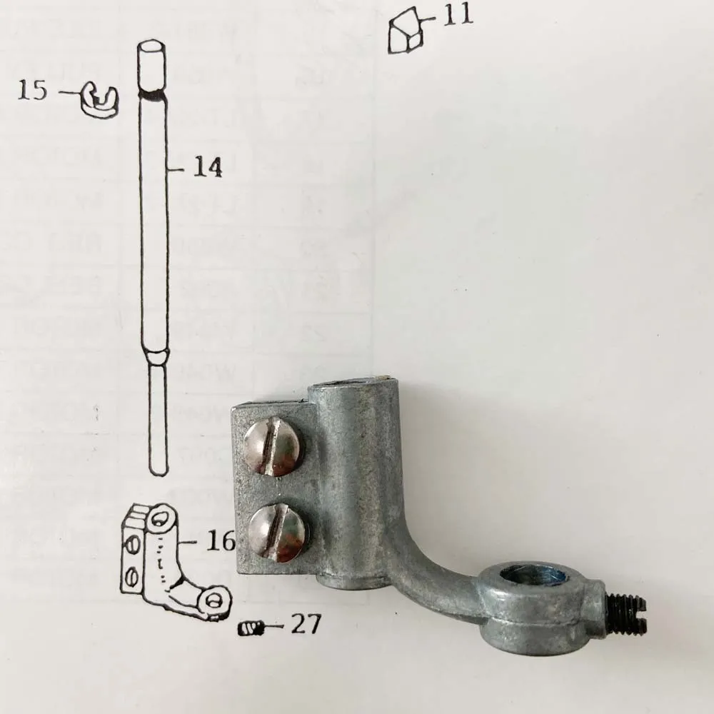 

Детали портативной швейной машины для прогулочной лапки 106-RP Seiries Part # Рычаг вертикального вала Zig Zag 7228