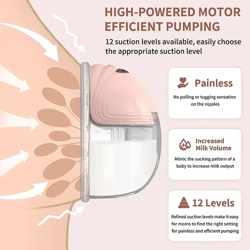 Portable S21 baby electrics milk pullers silicones milk shootings tire lait electriques wearables breastpumps breast pumps