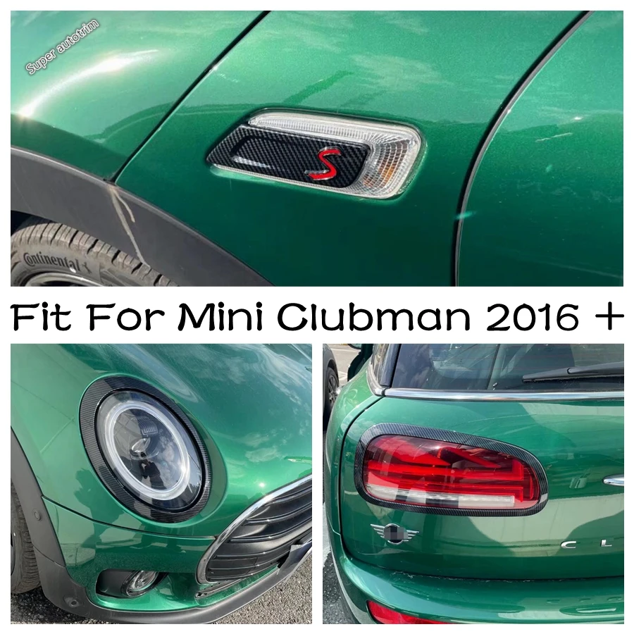 Front Headlight / Rear Tail Lights Lamp / Side Fender Air Vent Hood Cover Trim For Mini Clubman 2016 - 2021 External Spare Parts