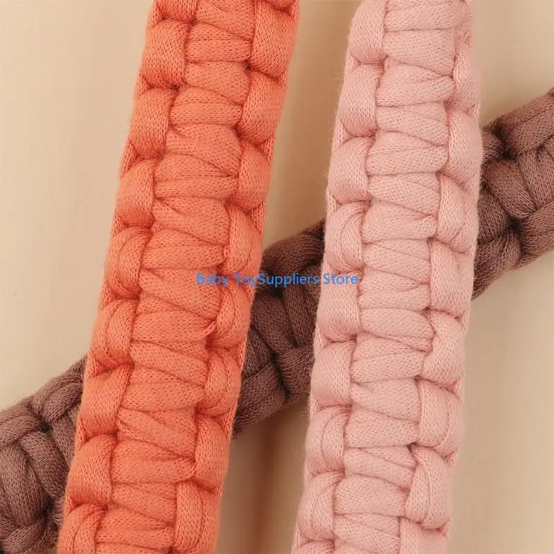 

R1WF Set of 3pcs Baby Pacifier Holder Chain Hand Woven Teething Toy Strap Fall Prevention Toddlers Dummy Nipple Lanyard Belt
