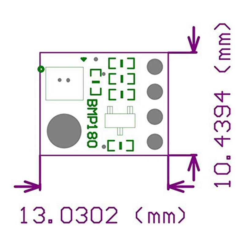 20Pcs GY-68 BMP180 Barometric Pressure Temperature Sensor Module Replace BMP085