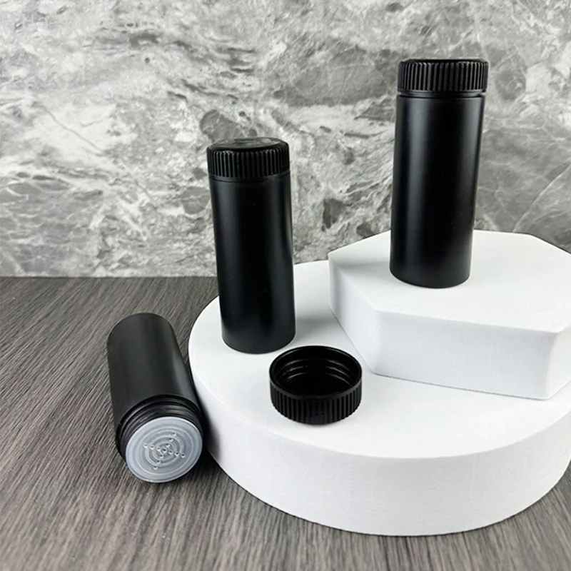 ขวดแป้งฝุ่นแบบเติมได้ ขนาด 60/100 มล. 1 ชิ้น  ภาชนะบรรจุแป้งพลาสติก  ขวดเปล่าสำหรับใส่แป้ง