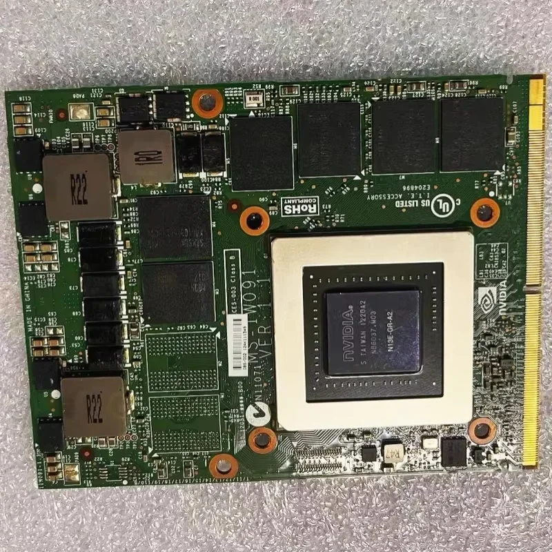 GTX670M GTX 670M MS-1W051 N13E-GS1-LP-A1 1.5G GDDR5 MXM para GT60 GT70 MS-16F3 MS-1762 MS-16F31 MS-17621