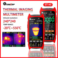 TOOLTOP ET14S 2In1 Thermal Imager Multimeter 2.8 Inch Screen PCB Circuit Car Inspection Infrared Thermal Camera Multimeter