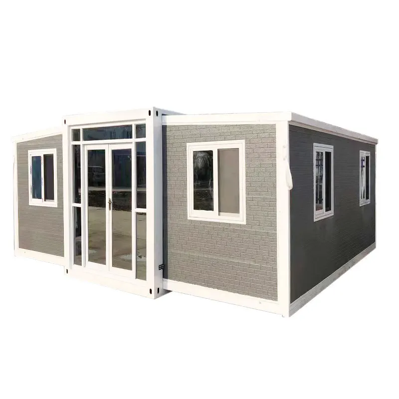 Container board living, expanding box folding room, assembling box double-wing folding mobile box