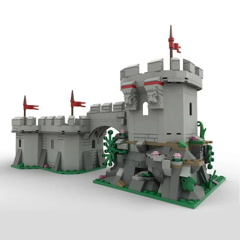 medieval castle outpost bricks medieval	military castle outpost blocks soldier military bricks architecture kid gift	moc knight