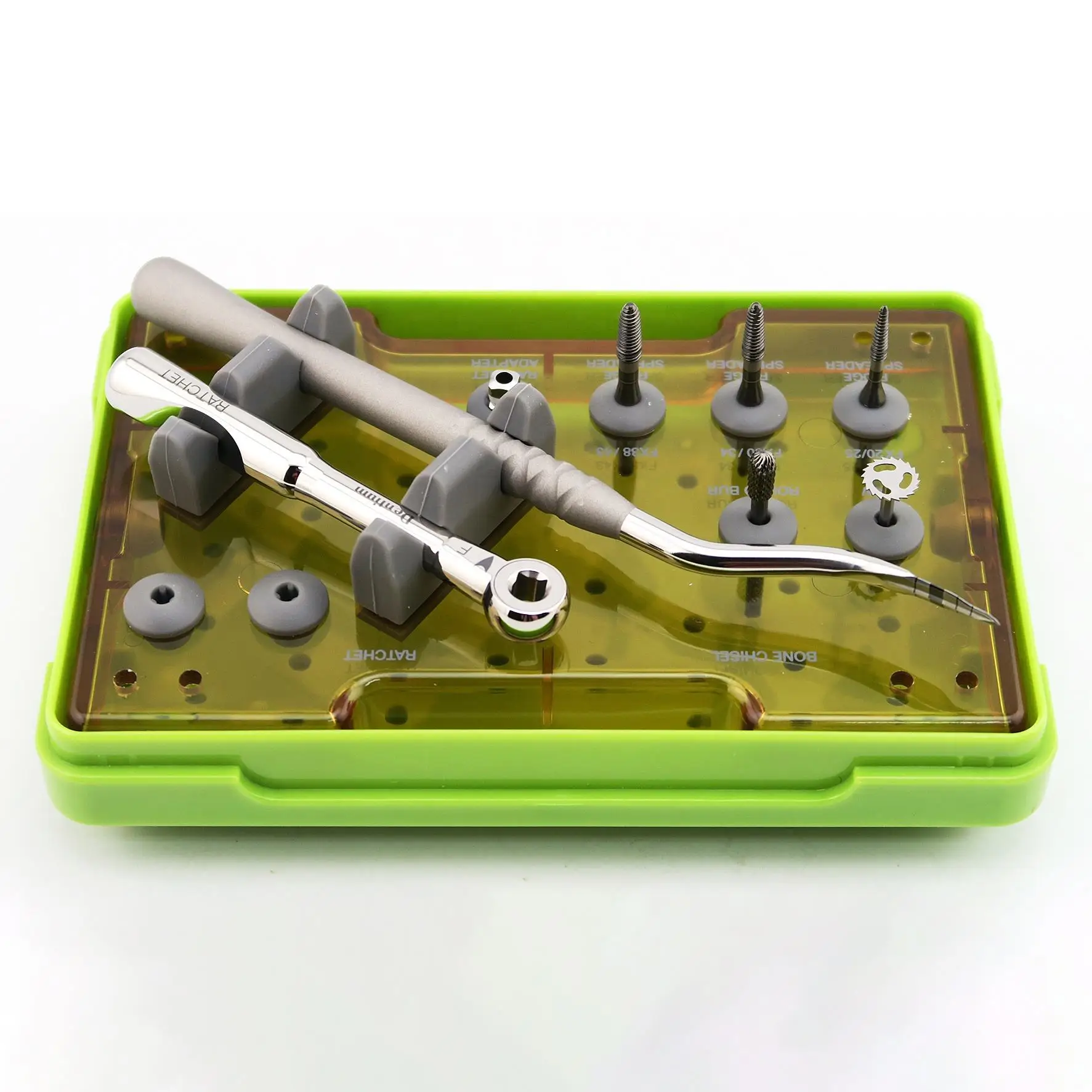 Original Dentium Dental Implant Ridge Spreader RS Drill Instruments Kit dental Implant Titanium dental tools