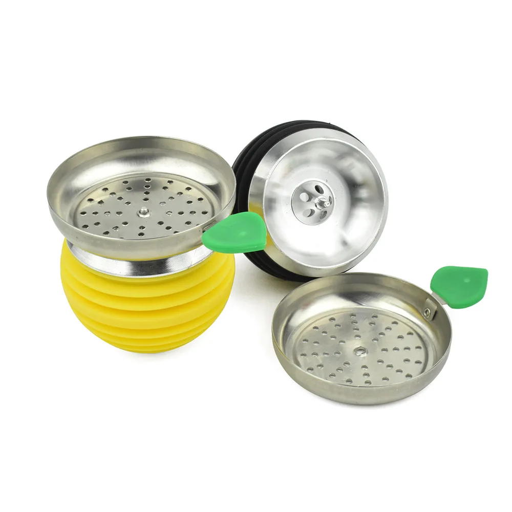Silicone Football Shisha Head Hookah Bowl for Water Pipes in Red Blue Green Black White