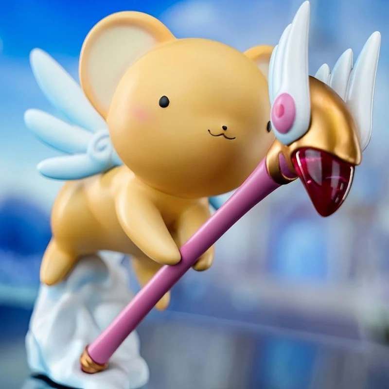 Kuroko's Small Sakura Anime Figurine Changeable Pvc Collectible Toy Display Item Table Decoration Guard Beast Wand Head Design