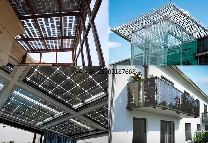 Building Facades Roofs Aesthetically Versatile 600W BIPV Solar Panels Architectural Functionality Seamlessly Integrating Into