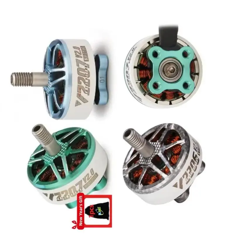T-motor VELOX V2.0 V2207 V2306  1750KV/1950KV/2550KV V2306 1950KV/2400KV 5~6S 4-6S 3-4S Motor for FPV Racing Drone