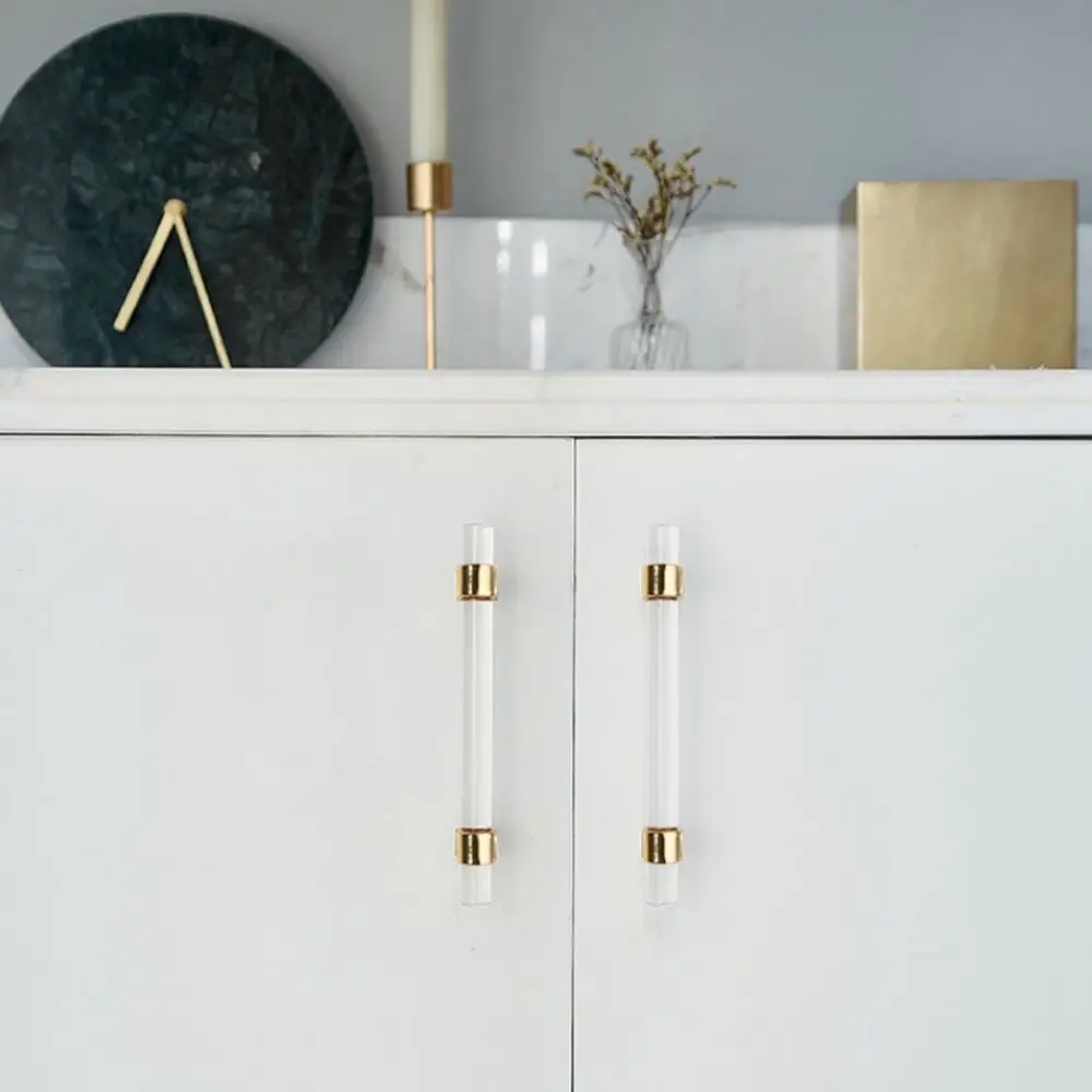 Modern Style Bathroom Kitchen Cabinet Door Gold/Silver Handle Pull Drawer Knobs Hardware T Bar ​Handle