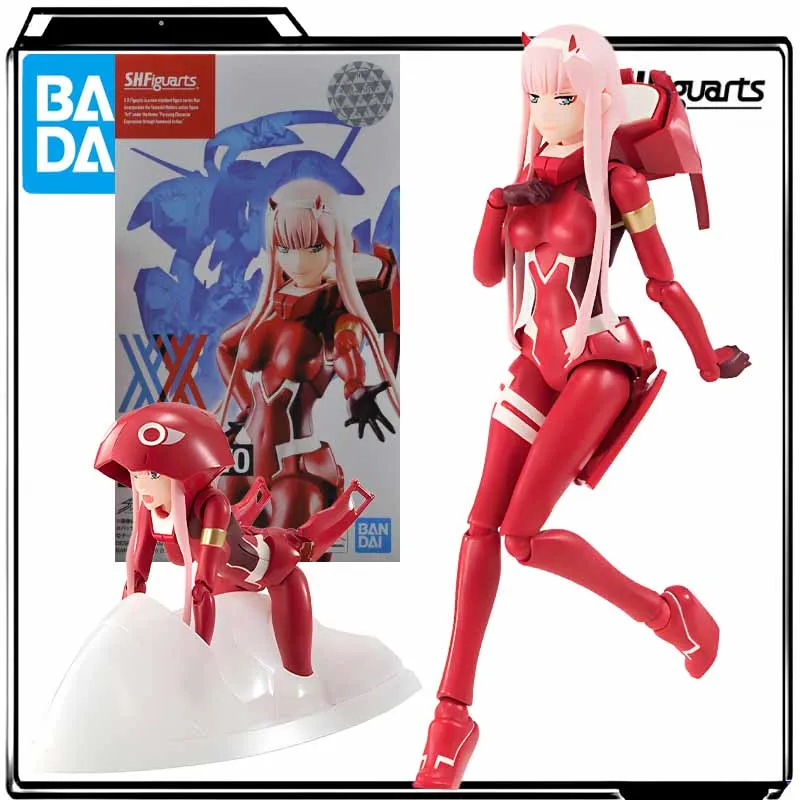 

Bandai натуральная аниме-фигурка S.H.Figuarts DARLING in The FRANXX ZERO TWO, экшн-фигурки, игрушки для мальчиков и детей, коллекционная модель, украшения