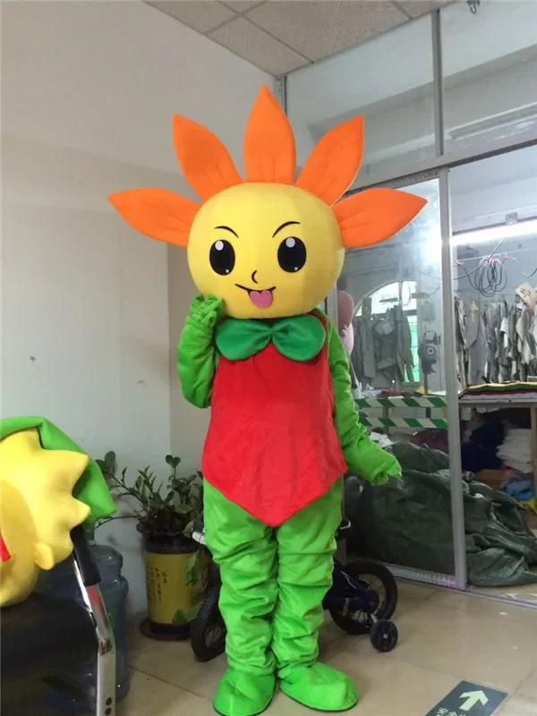 

Beautiful Yellow Sunflower Sun Flower Taiyanfa Mascot Costume Halloween Fancy Dress Christmas Cosplay for Halloween Party Event