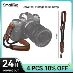 SmallRig Universal Camera Hand Strap,Vintage Leather Wrist Strap For Canon, for Nikon, for Sony,Adjustable Safety Strap 3926