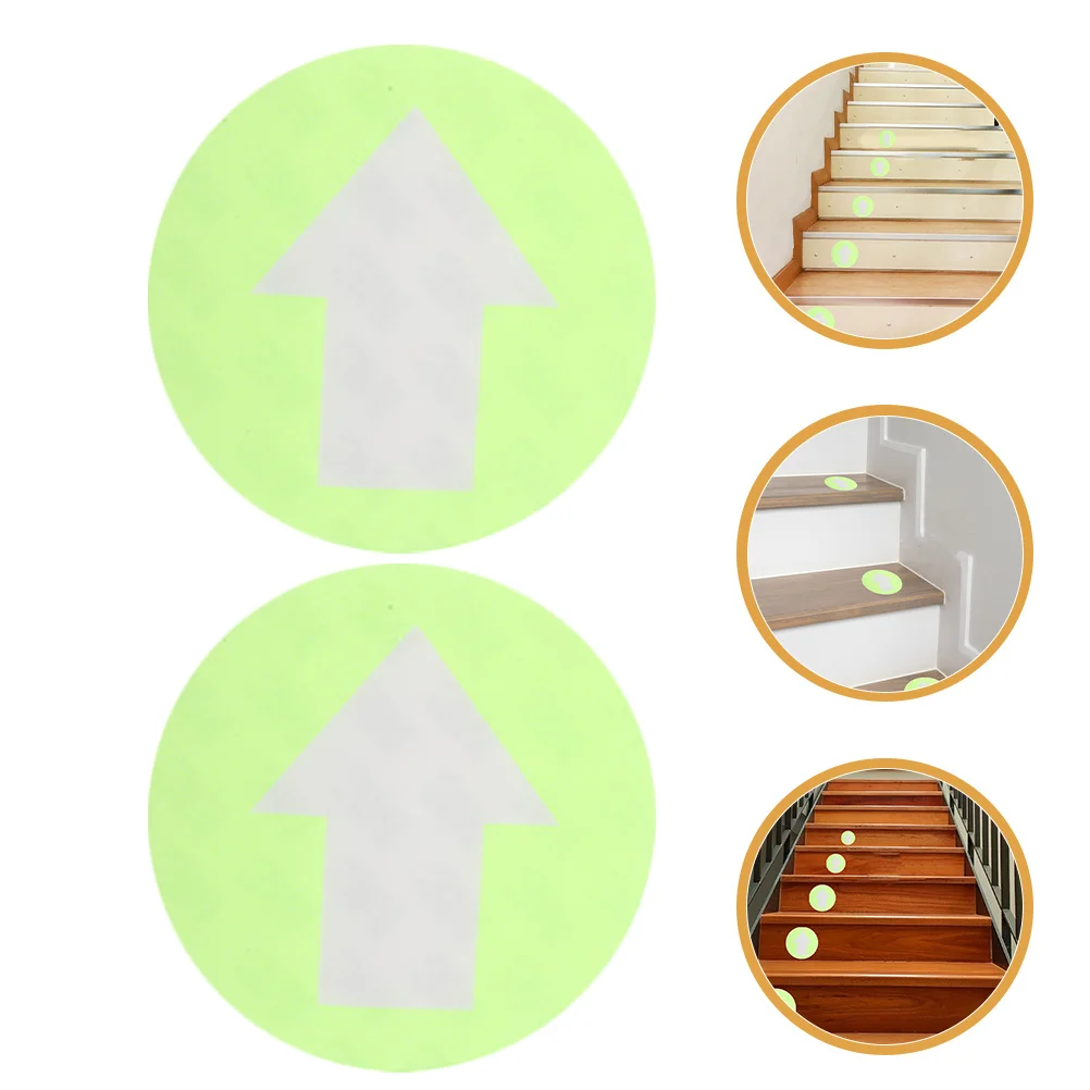 20Pcs Reflective Arrow Direction Sign Trail Marker Large PVC Fluorescent Waterproof Outdoor Camping Stairway Safety