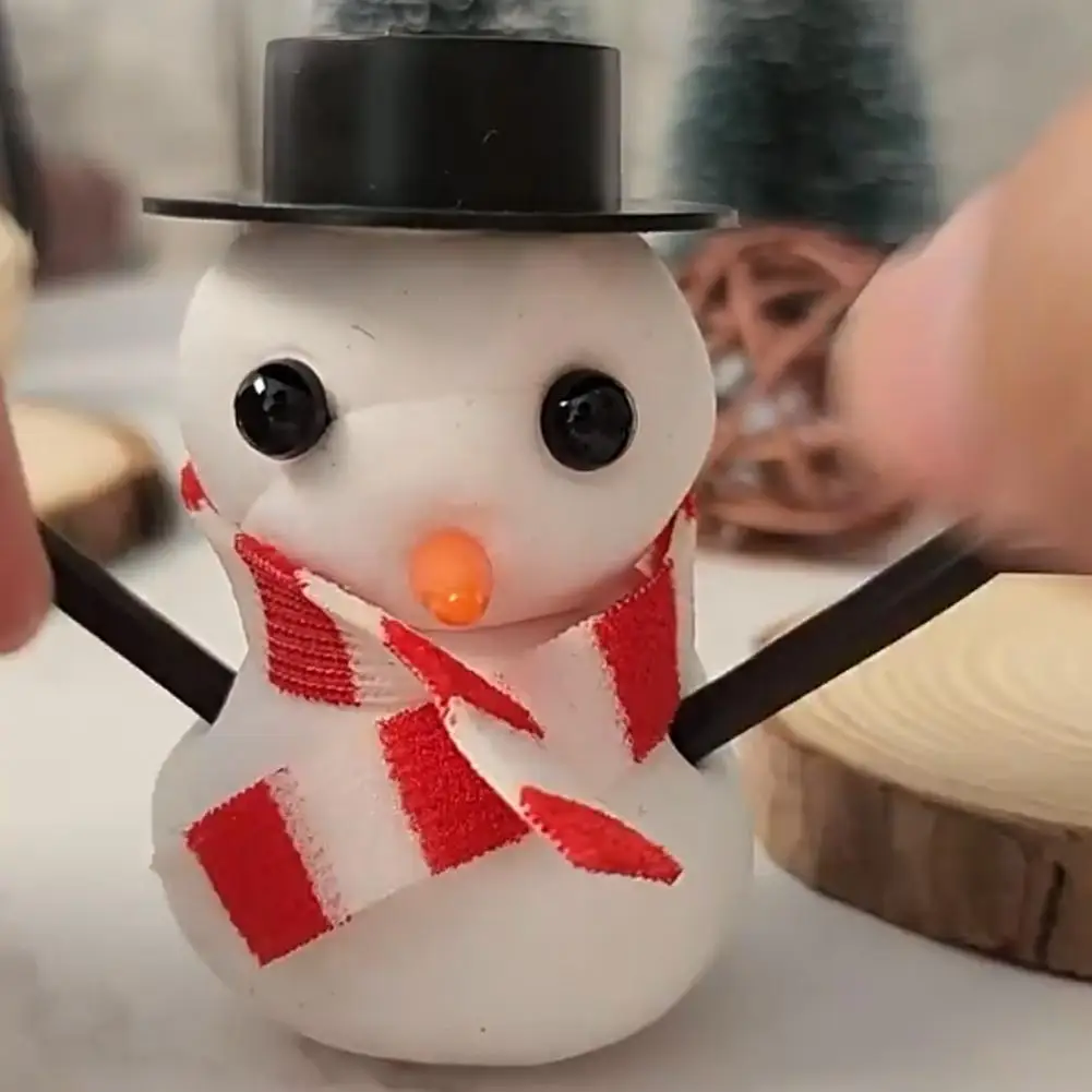 子供のためのDIYクリスマス雪だるま粘土セット、手作りのおもちゃ、創造的にする、冬、教材、ギフト