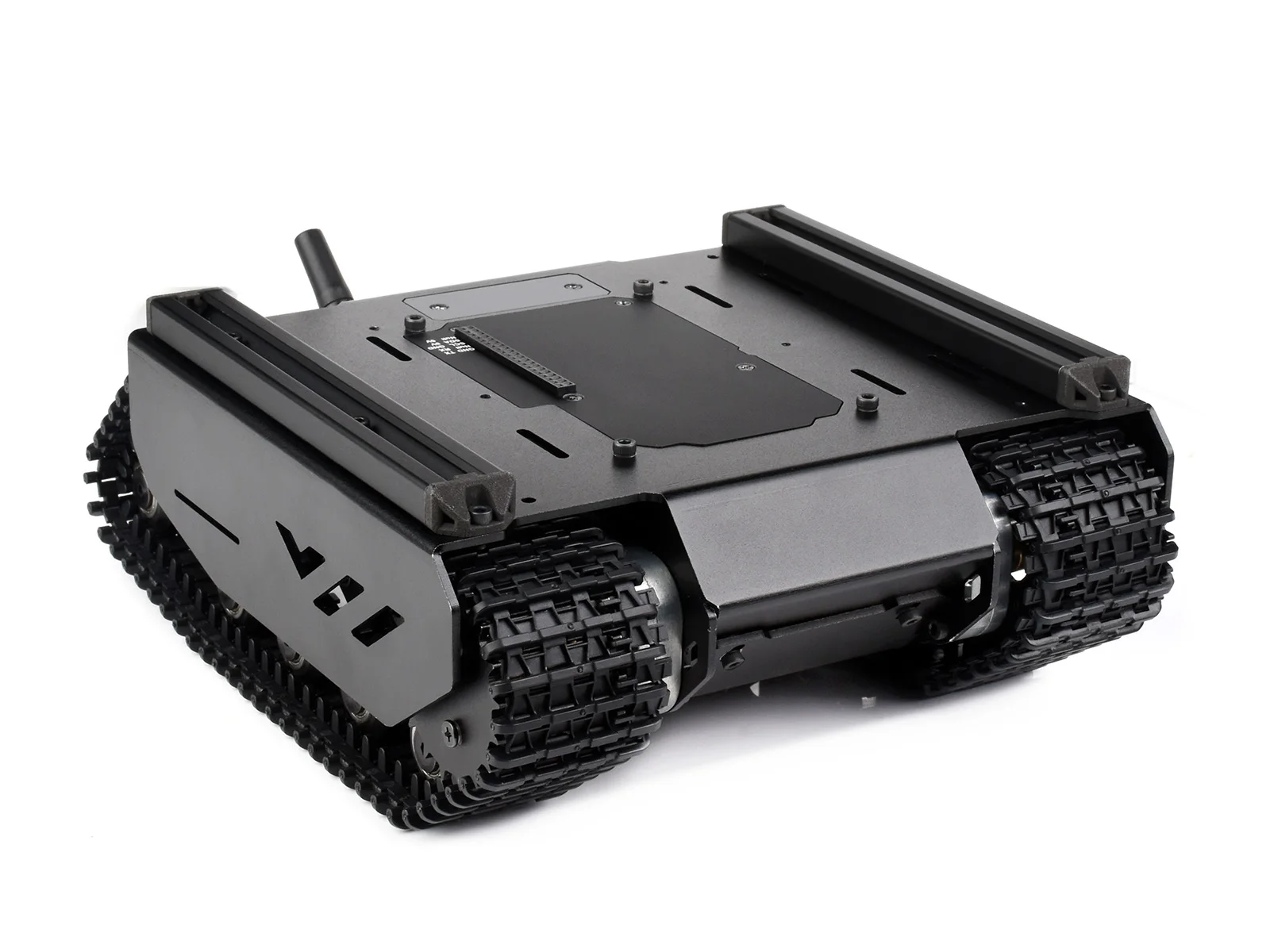 Flexible And Expandable Off-Road Tracked UGV, Multiple Hosts Support, With External Rails and ESP32 Slave Computer