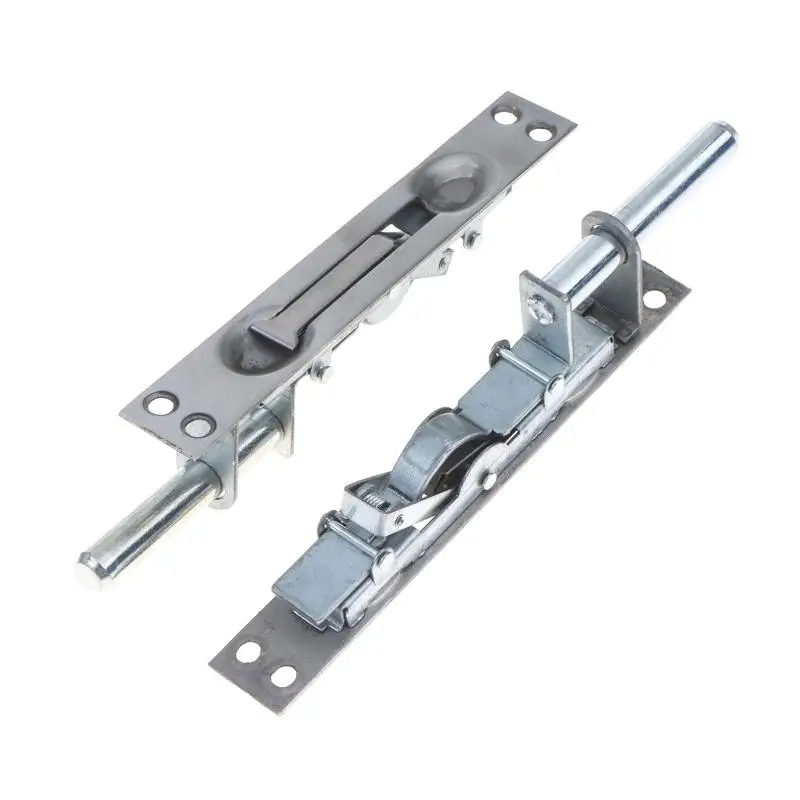 exquisiteStainless Steel Security Door Flush Bolt Durable Anti Theft Design Multiple Sizes For Home Gate Safety Use