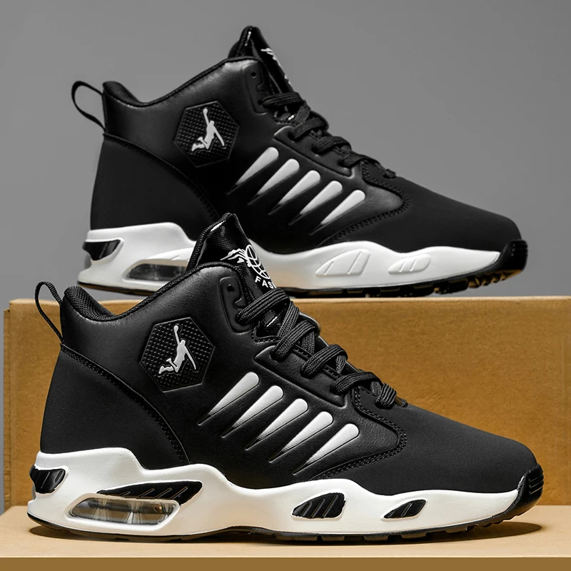 Men's High-Top Basketball Sneakers, Casual and Stylish, Unisex Comfortable Basketball Shoes, Comfortable Non-Slip Durable Lace-Up Sneakers, Lightweight Casual Shoes, Suitable for Men's Outdoor Activities