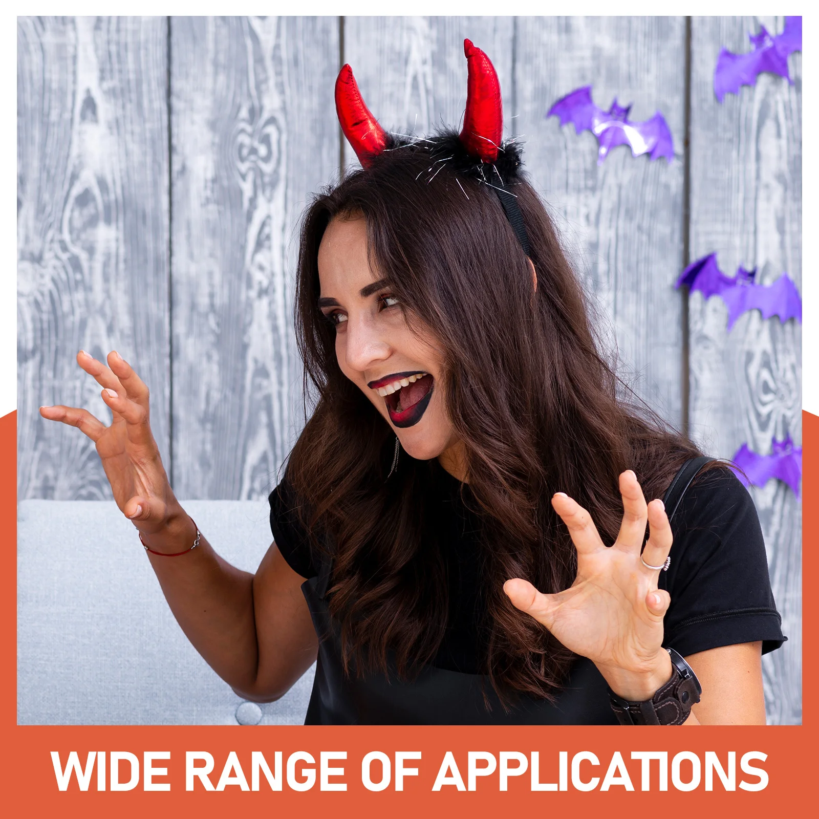 Accesorios para disfraz de Halloween, accesorio para cabeza de calabaza, banda para el pelo festiva para Nochevieja, fiesta de Pascua, decoración divertida, 6 uds.