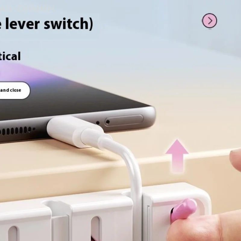 

Цельный настольный органайзер для зарядного кабеля и провода для передачи данных, крепление на краю без сверления, инструмент для прокладки кабелей