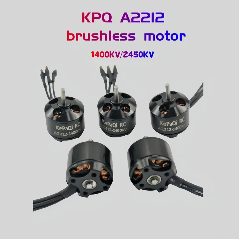 KPQ A2212 Bürstenloser Motor für Modellflugzeuge 1400KV 2450KV KPQ Starrflügler-Drohnenmotor mit Hoher Schubkraft