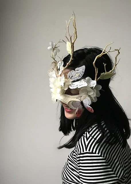 

Branch Butterfly Mask Dance Mask Halloween Cosplay Party Mask Christmas Stage Catwalk Exaggerated Headwear