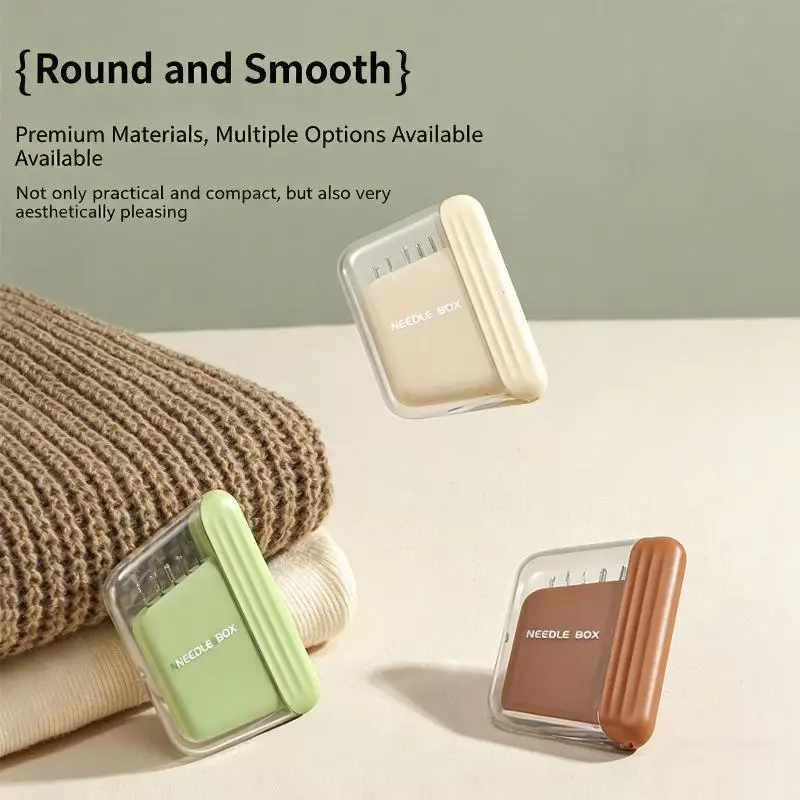 Magnetic Sewing Box Luxury Cream Wind Household High-quality Home Sewing Artifact Finishing Sewing Kit Sewing Tools