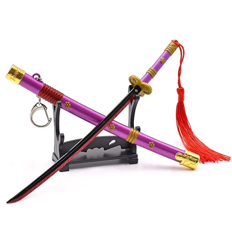22 см One Enma Katana 1:6 металлическая модель брелок OP аниме реплика шт. Ророноа Зоро Коллекционная фигурка аксессуар игрушка в подарок
