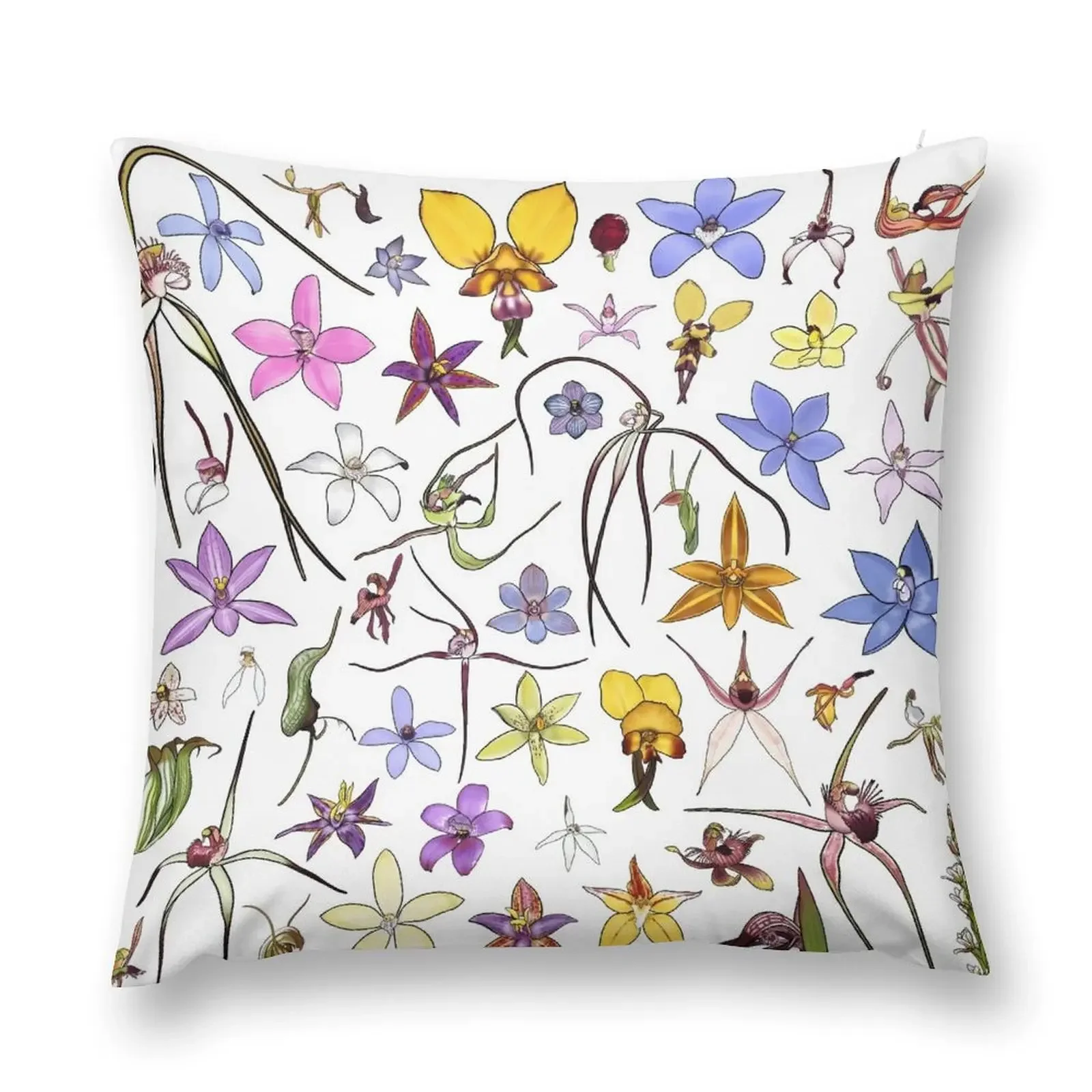 Australian Orchids Throw Pillow luxury throw pillow covers Sofa Cushion Christmas Covers For Cushions home decor items pillow