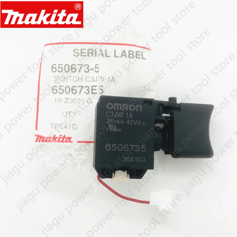 Interruptor para Makita Dtw281 Dtw280 Dtw285 Dts131 Dtp141 Btp131 Tp141d Dtp131 Dtp131 Dts141 Dtw280rfe Dtw284 6506735 6506735