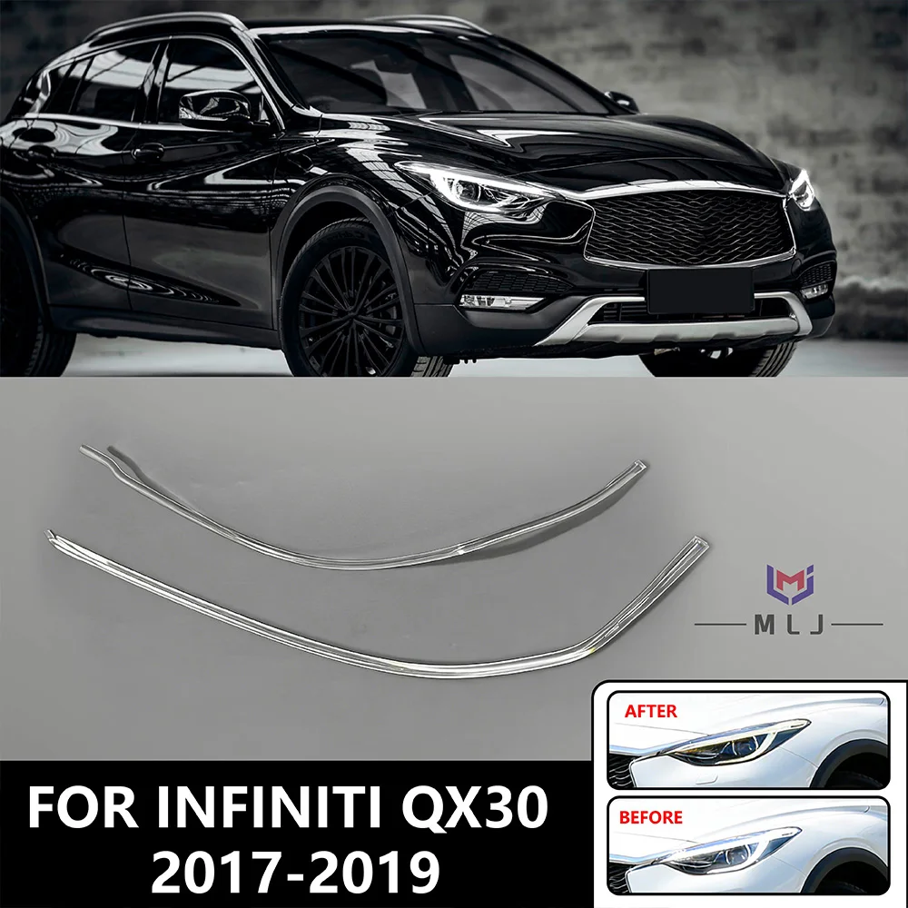 

Daytime Running Light Tube Bar Angel Eye For Infiniti QX30 Q30 2017-2019 NEW Car LED Light chip DRL Headlight Light Guide Strip