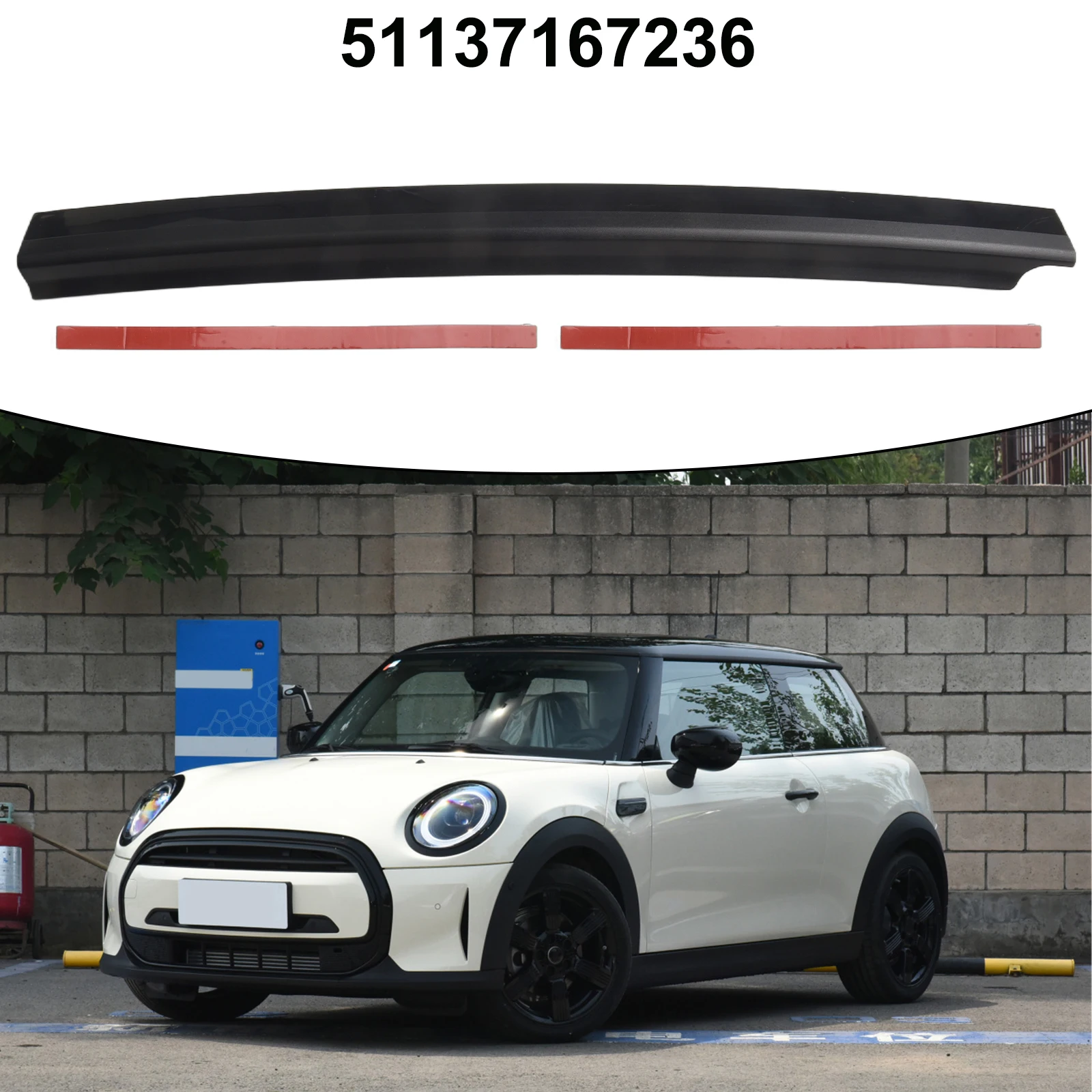 Improve the Aesthetics of Your For MINI Clubman R55 with Door B Pillar Cover Trim Direct Fit Easy Installation