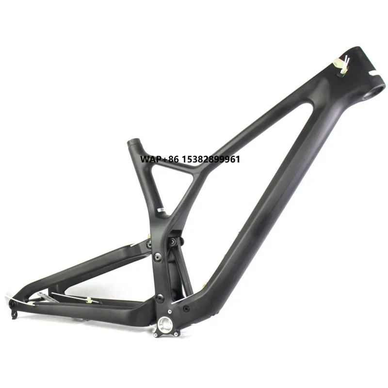 

High Quality 29er and 27.5 Tire Full Suspension MTB Carbon Frame Set BSA BB Compatible for BMX