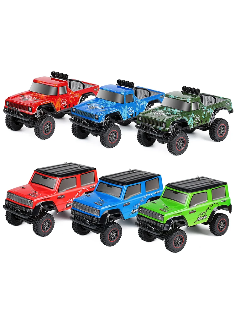 AUSTARHOBBY RTR RC 락 크롤러 자동차, 4WD 오프로드 클라이밍 트럭 리모컨 모델, 모든 지형 차량, 1/18 체중계, 2.4Ghz, 3CH 