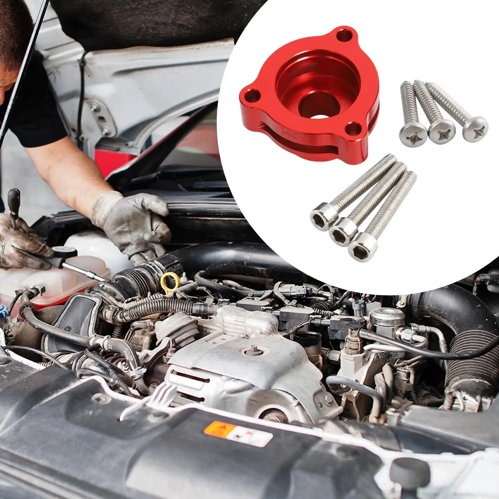 

Car Blow Off Valve Bov Blow Off Valve Adapter 2.7L Turbo Vehicle Accessories for Chevy Silverado 2019 2020 2021 2022 2023