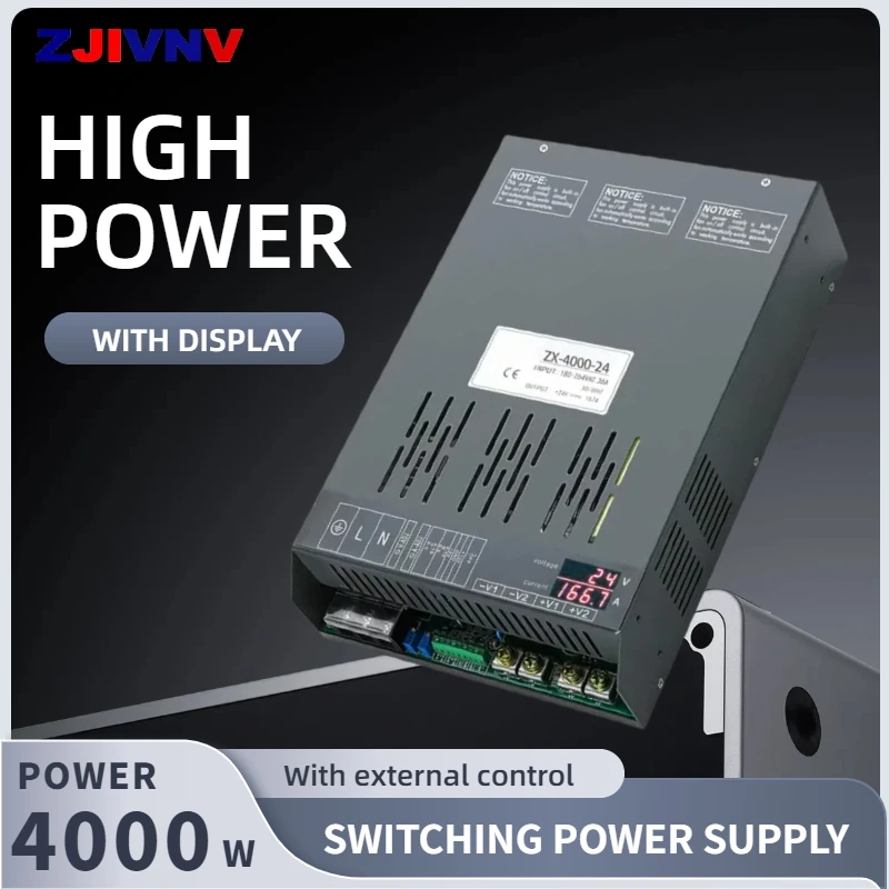 

4000W High Power Switching Power Supply SMPS PSU AC to DC 24V 36V 48V 72V 96V 110V 150V 220V displayer Adjustable Power Supply