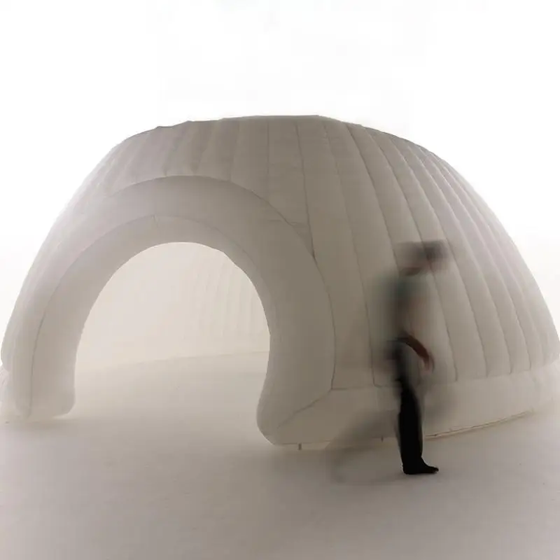 New White Igloo Tent Diode Light Inflatable Panoramic Dynamic 360° Space - Suitable for parties, conferences, event exhibitions