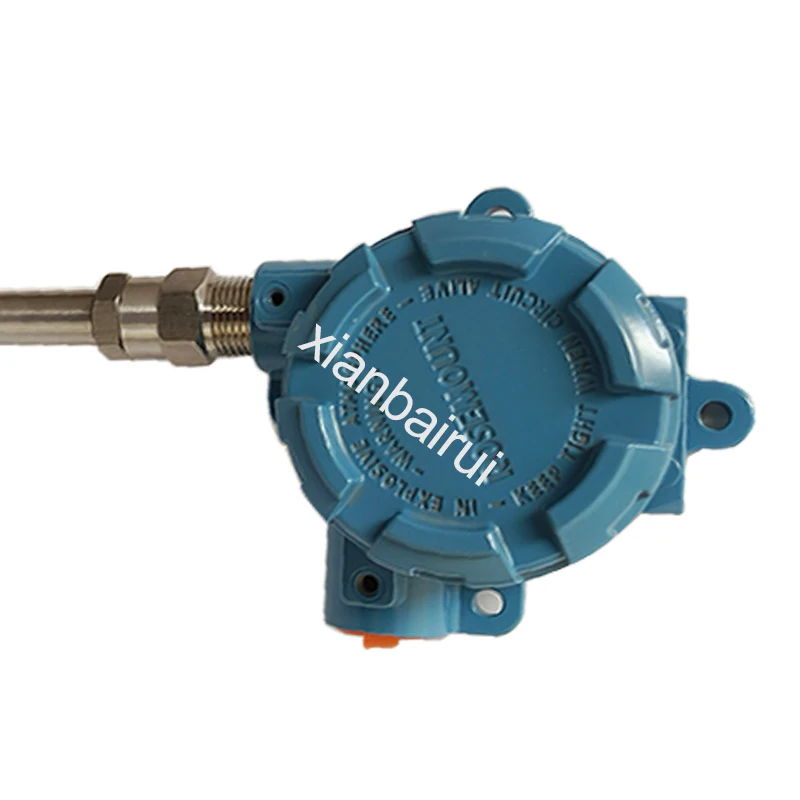 

Explosion Proof K Type Flanged Thermocouple Thermowell With Transmitter