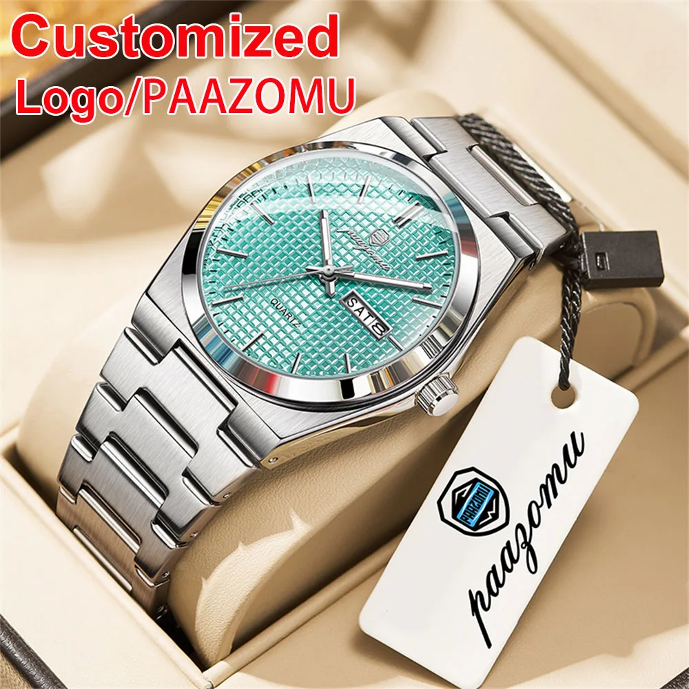 Customized Watch Luxury Men Clock Fashion Luminous Waterproof Chronograph Date Watch For Man Quartz Men's Watches Reloj