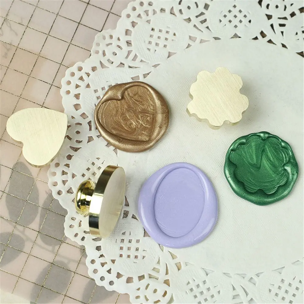 

Card Printing Wedding Invitation Seals Stamps Scrapbooking Round Merry Christmas Paint Seal Wax Sealing Stamp Wax Copper Head