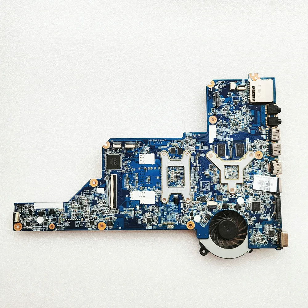 649950-001 DA0R23MB6D1 Laptop Motherboard For HP G4-1000 G6 G7 G7-1000 R23 DA0R23MB6D0 Mainboard + CPU + Heatsink second-hand