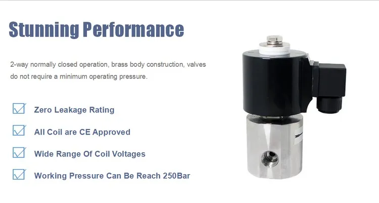 HKKB High Pressure Solenoid Valve, Normally Closed, with Explosion proof Solenoid Coil, Voltage:AC24V free shipping