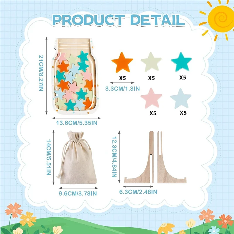 Reward Jar For Toddlers, Star Jar Reward System, Kids Reward Board, Classroom Management Tools